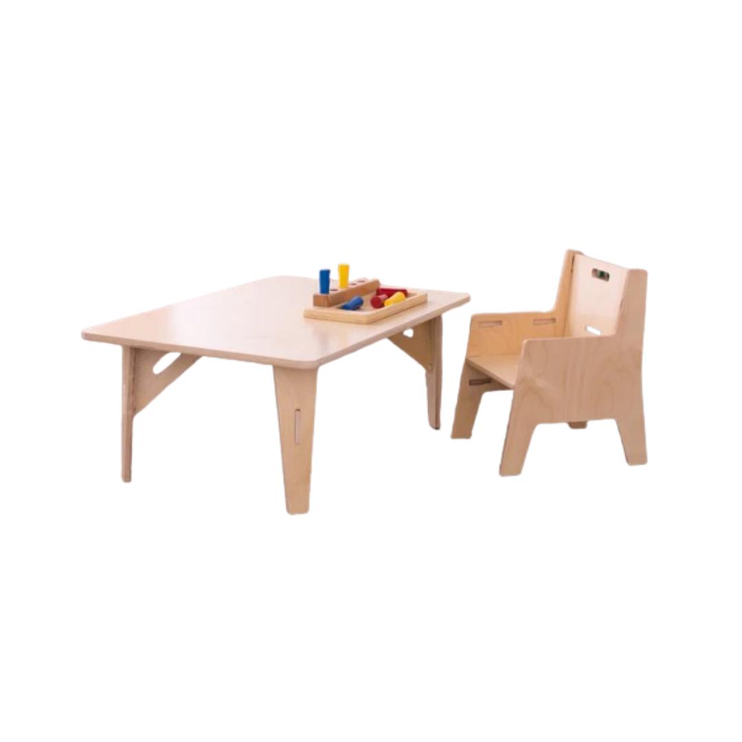 Montessori Sprout Kids Adjustable Montessori Weaning Chair & Table Set