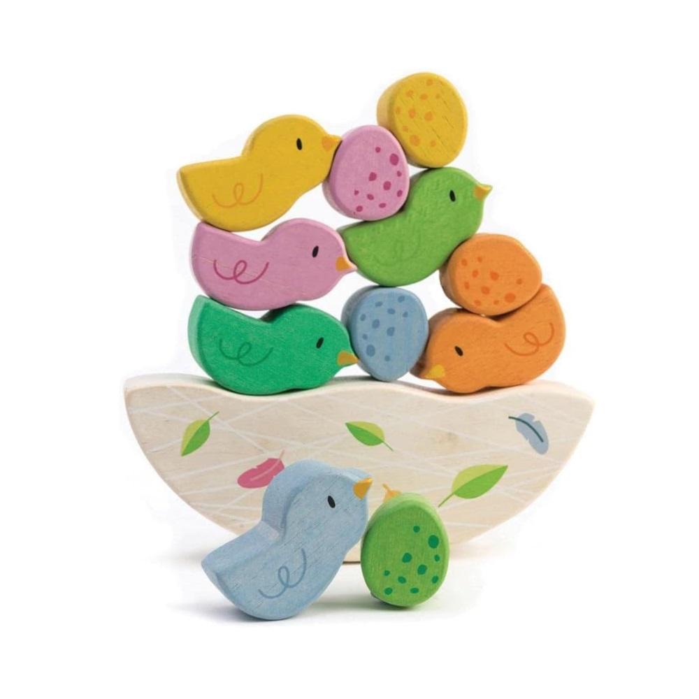 Montessori Tender Leaf Rocking Baby Birds Balance Toys