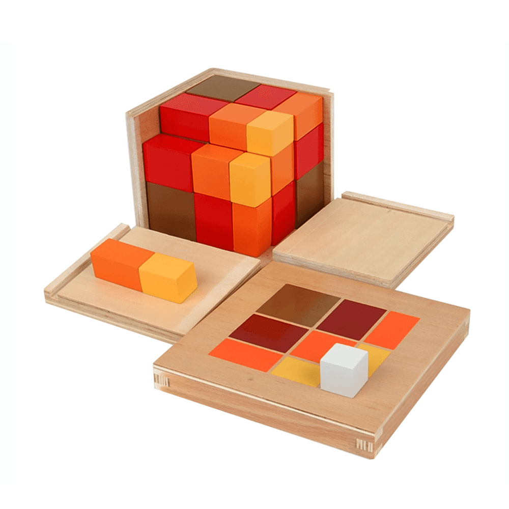 Montessori E&#038;O Montessori Arithmetic Trinomial Cube