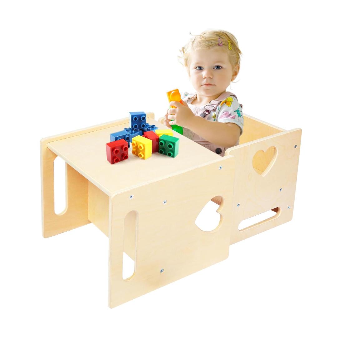 Montessori Asweets 4-in-1 Weaning Table and Chair Set