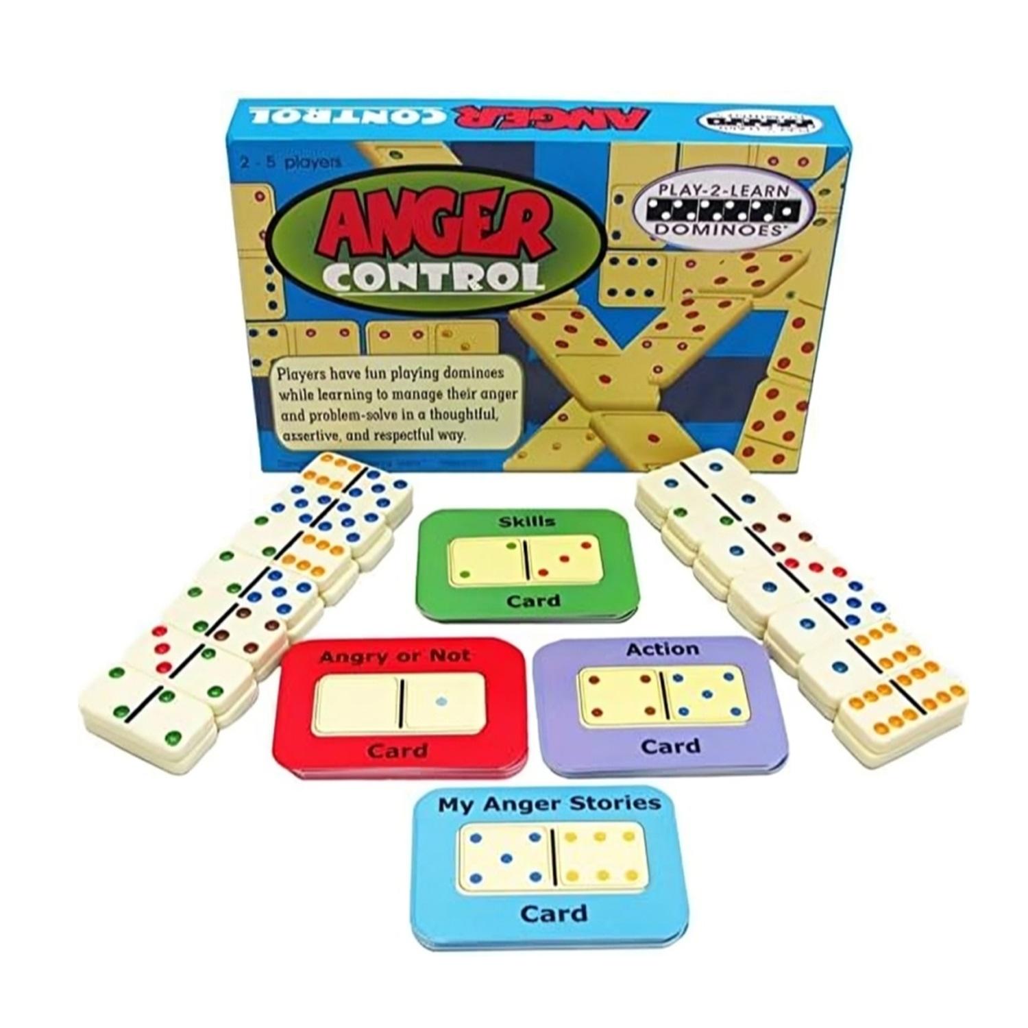 Montessori Franklin Learning Systems Conversational Game Anger Control Play-2-Learn Dominoes
