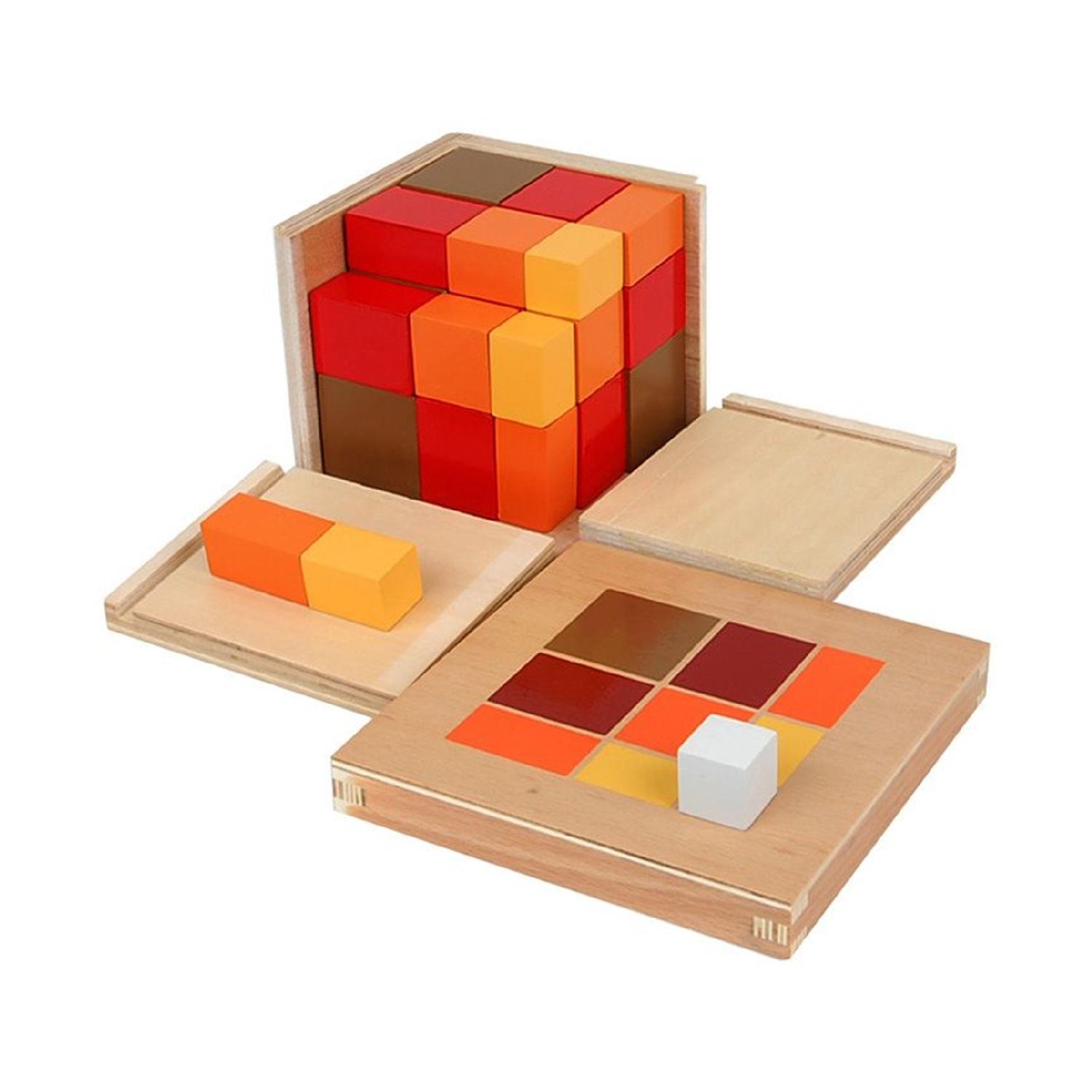 Montessori Kid Advance Montessori Arithmetic Trinomial Cube