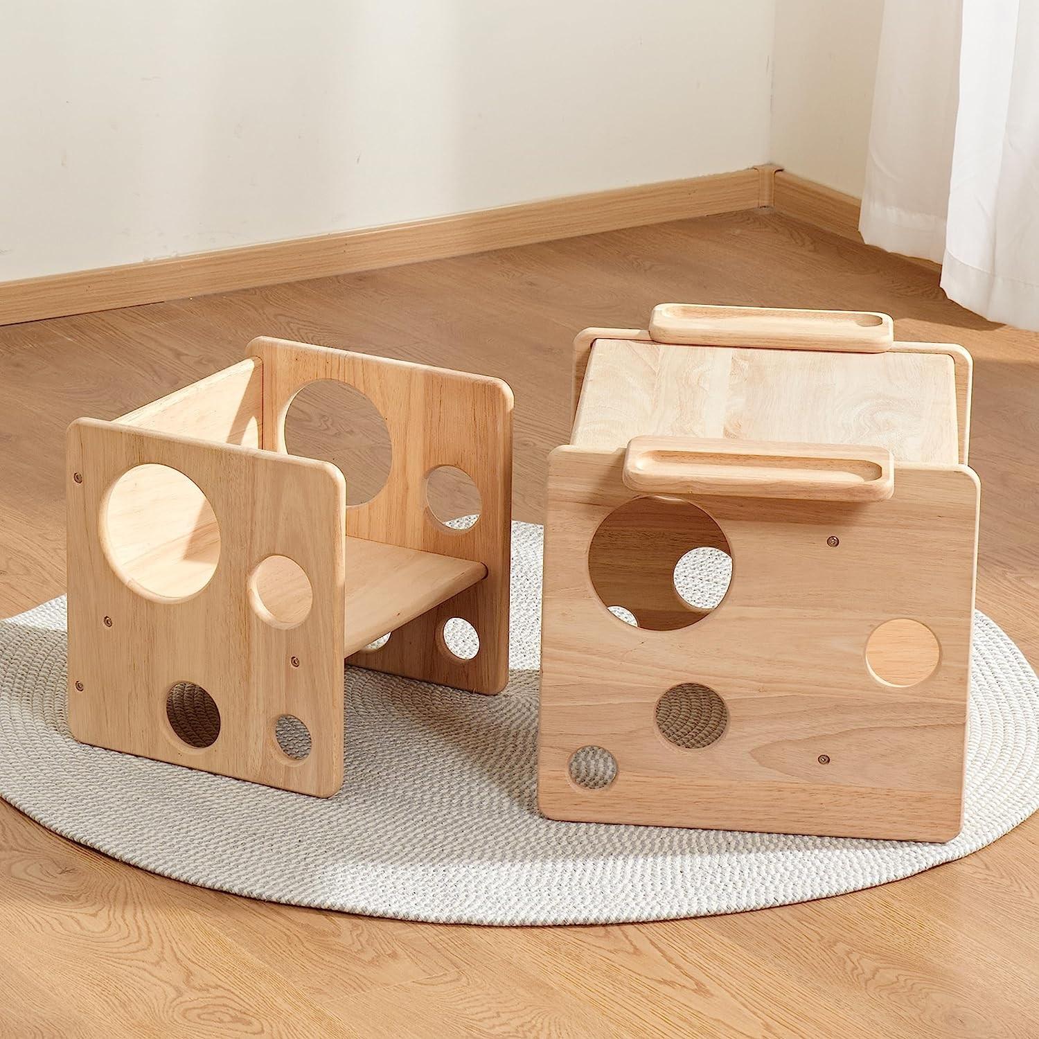 Montessori Woodtoe Montessori Weaning Table and Chair Set