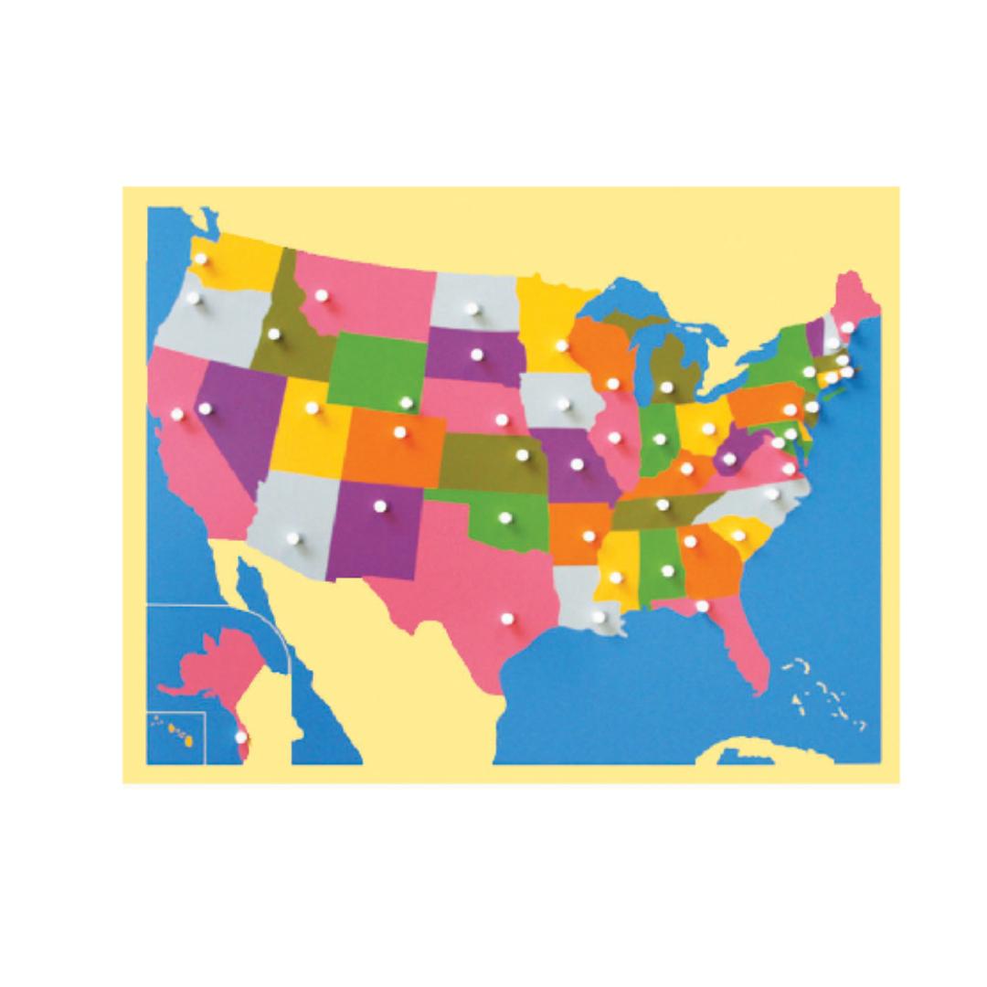 Montessori Bruins Montessori Puzzle Map of USA