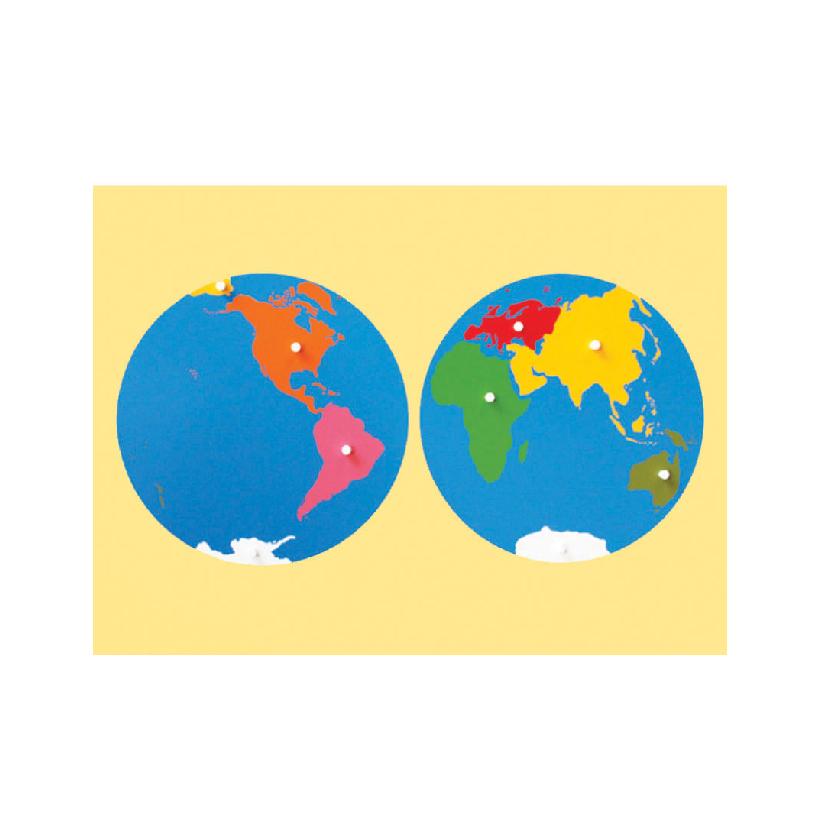 Montessori Bruins Montessori Puzzle Map of The World