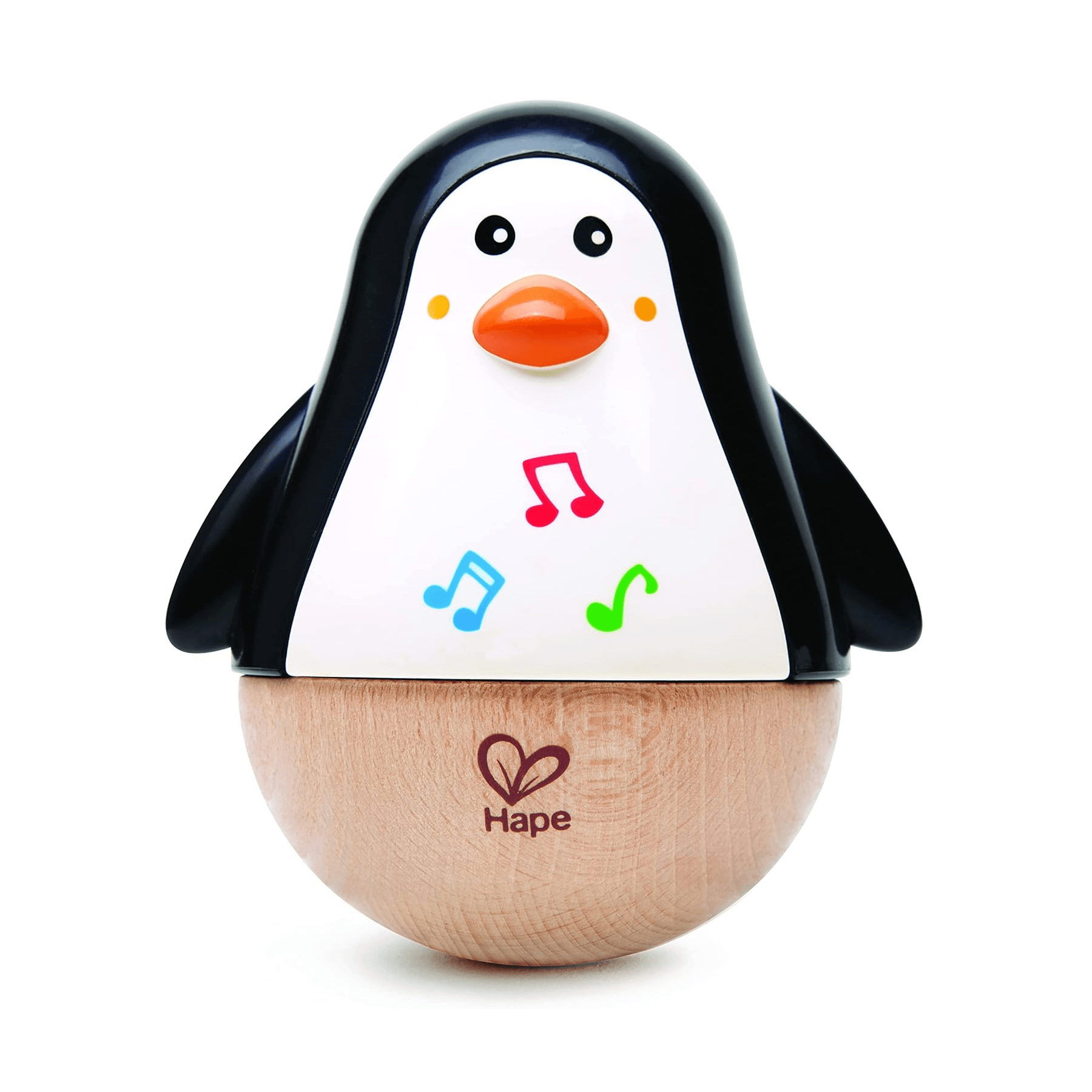 Montessori Hape Penguin Musical Wobbler Black