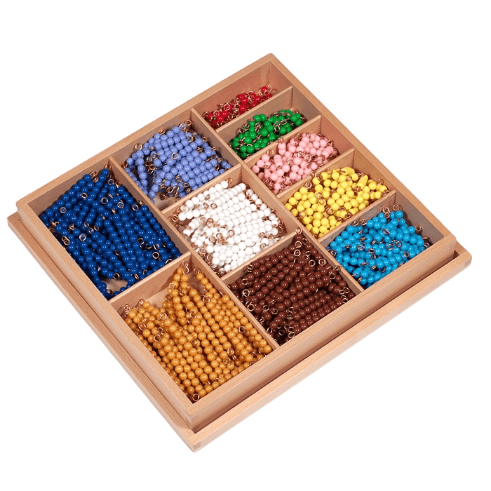 Montessori Decanomial Bead Box