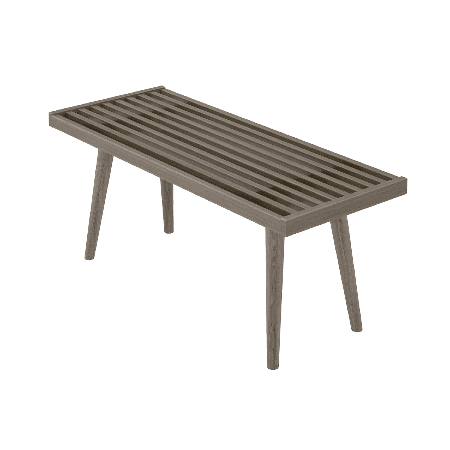 Montessori Plank+Beam Entryway Bench 41.25 Inches Clay