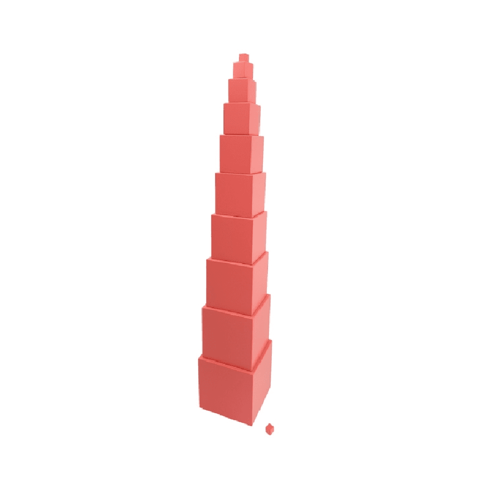 Montessori Pink Tower 2