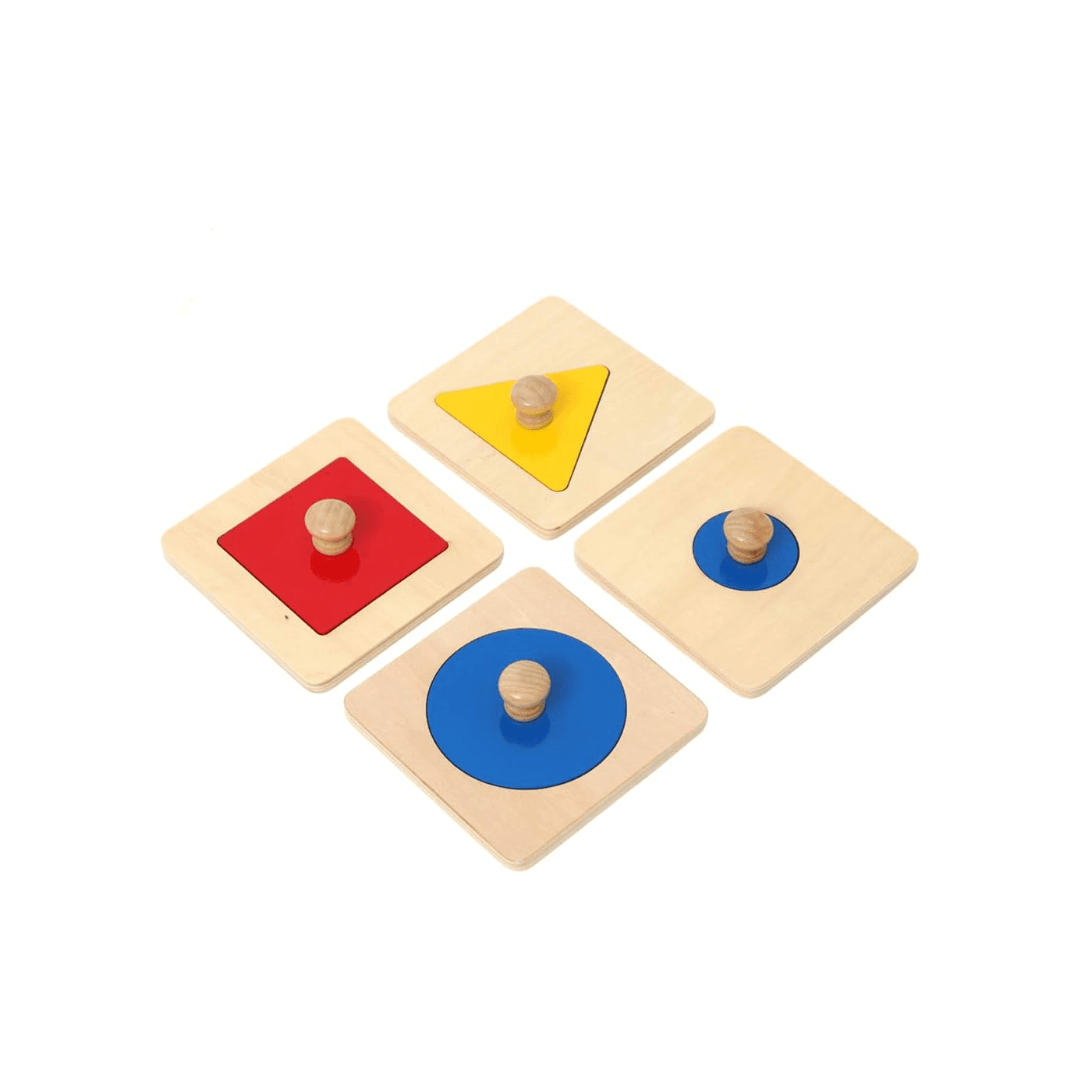 Montessori Thoth Montessori Single Shape Puzzle 4 Pieces