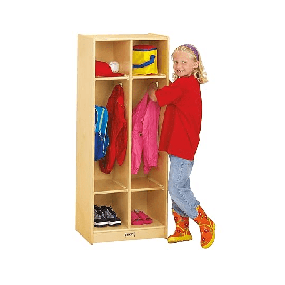 Montessori Jonti-Craft 2-Section Coat Locker