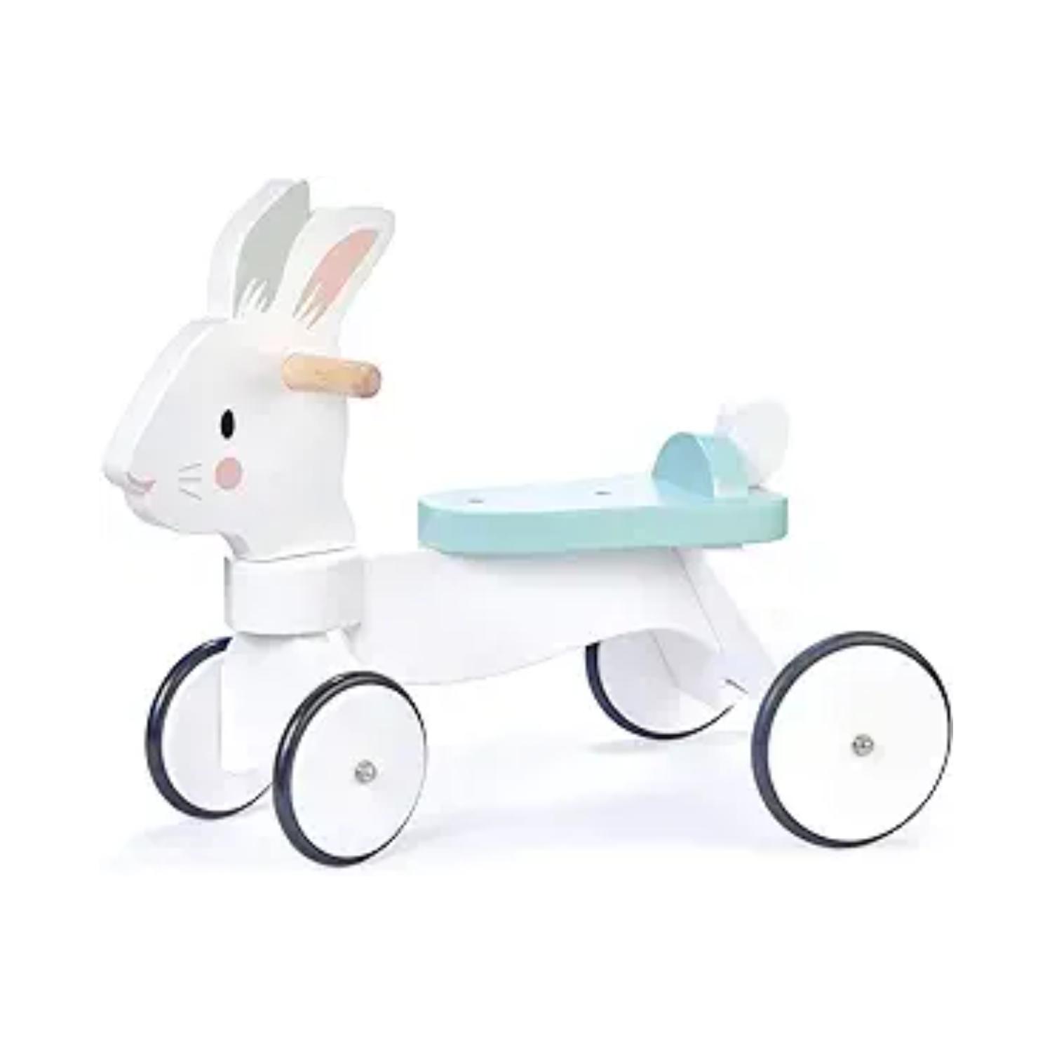 Montessori Tender Leaf Toys Rabbit Themed Wooden Balance Bike