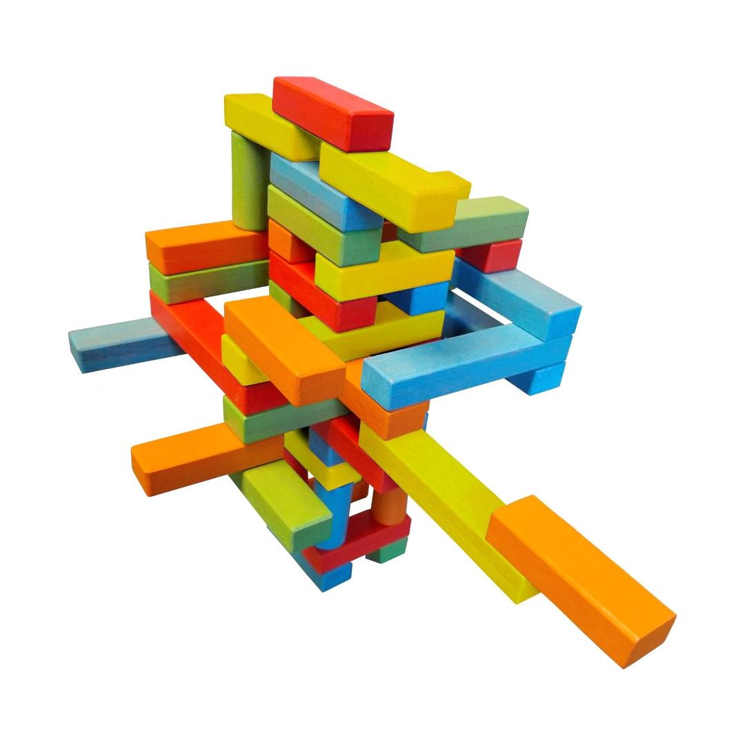 Montessori Magz Magnetic Wooden Building Blocks