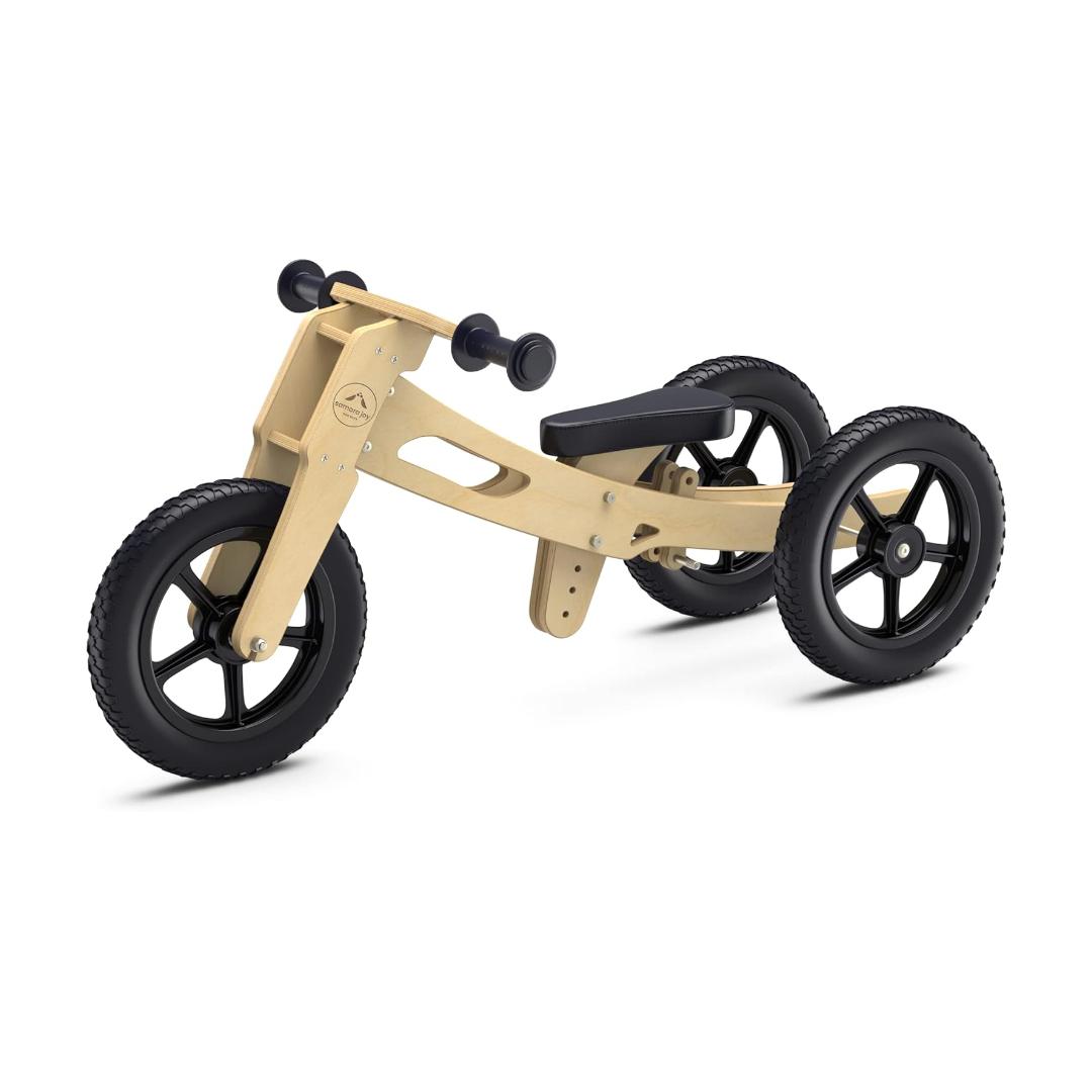 Montessori Samara Joy 4-in-1 Adjustable Balance Bike Natural