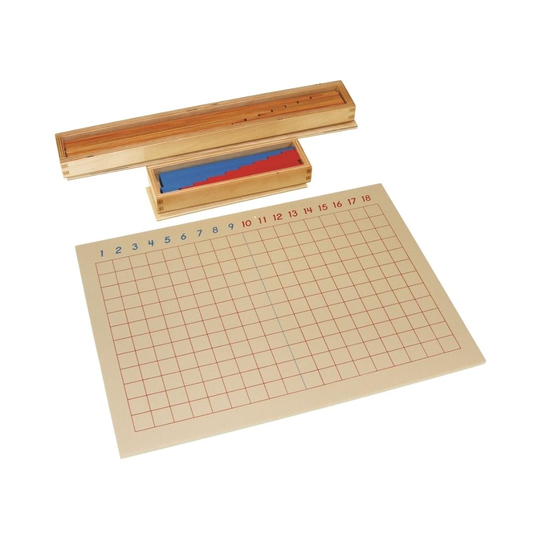 Montessori Alison's Montessori Subtraction Strip Board Complete Set (Premium Quality)