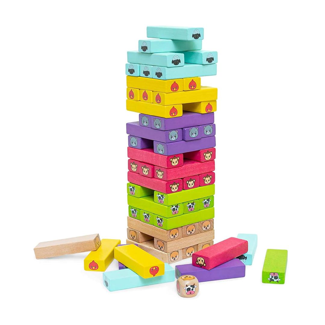 Montessori bimi boo stacking tower game