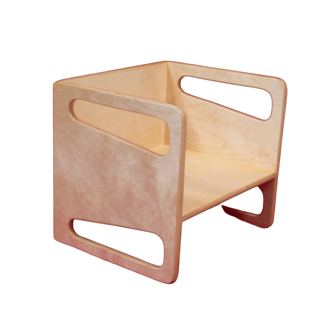 Montessori coastal hippie design cube chair jojoba oil