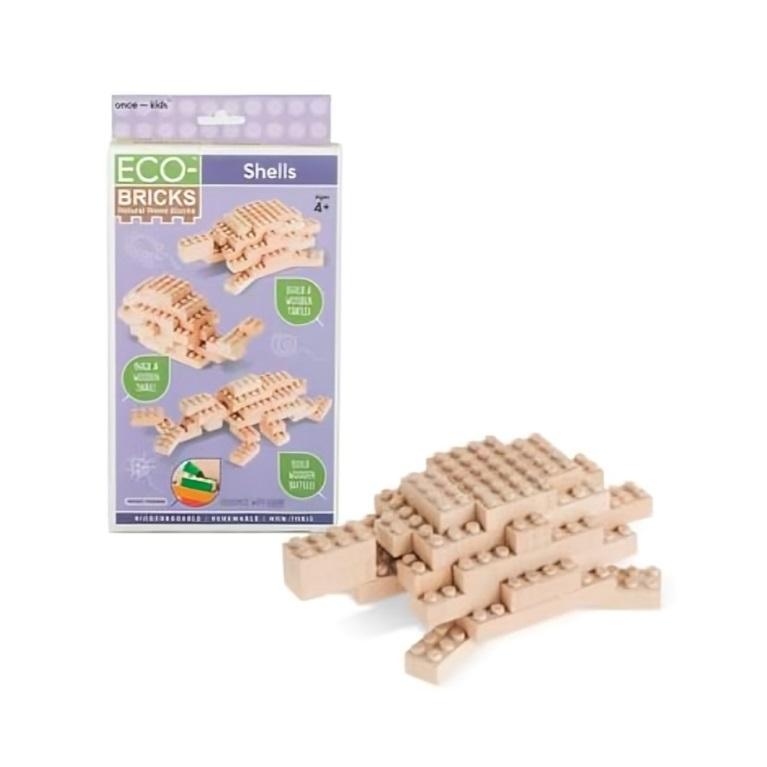 Montessori eco bricks shells