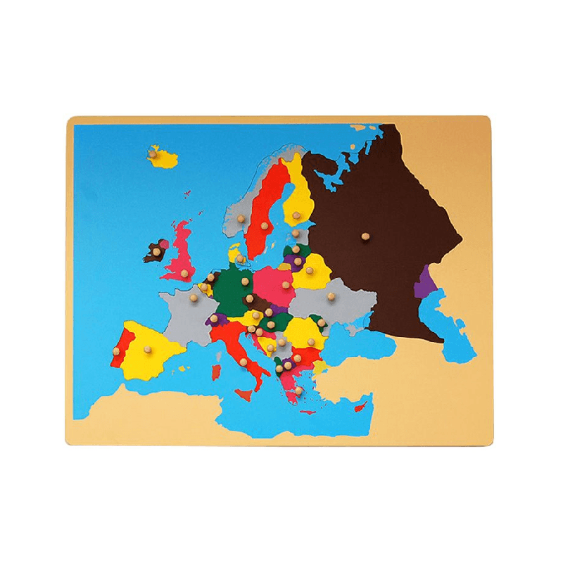 Montessori Kid Advance Montessori Puzzle Map of Europe