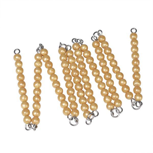 Montessori Montessori Outlet Golden Bead Chains of 100