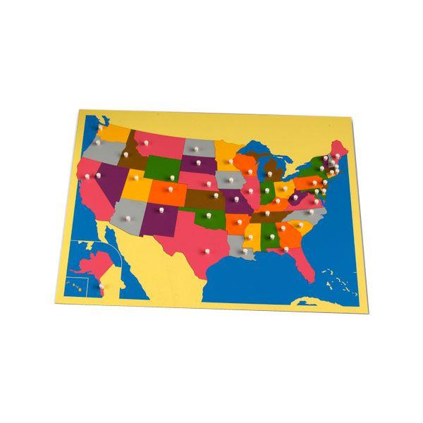Montessori Montessori Outlet Puzzle Map of USA