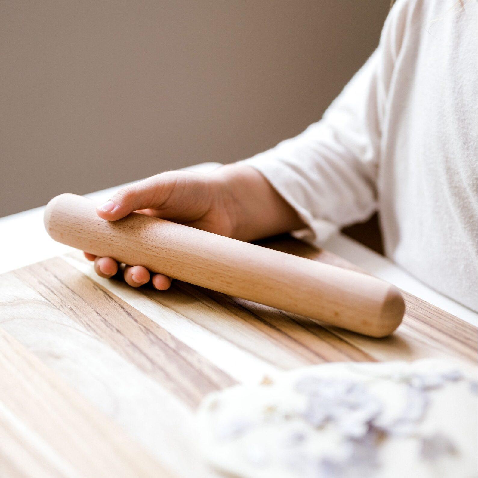 Montessori Natural Playbox Wooden Rolling Pin