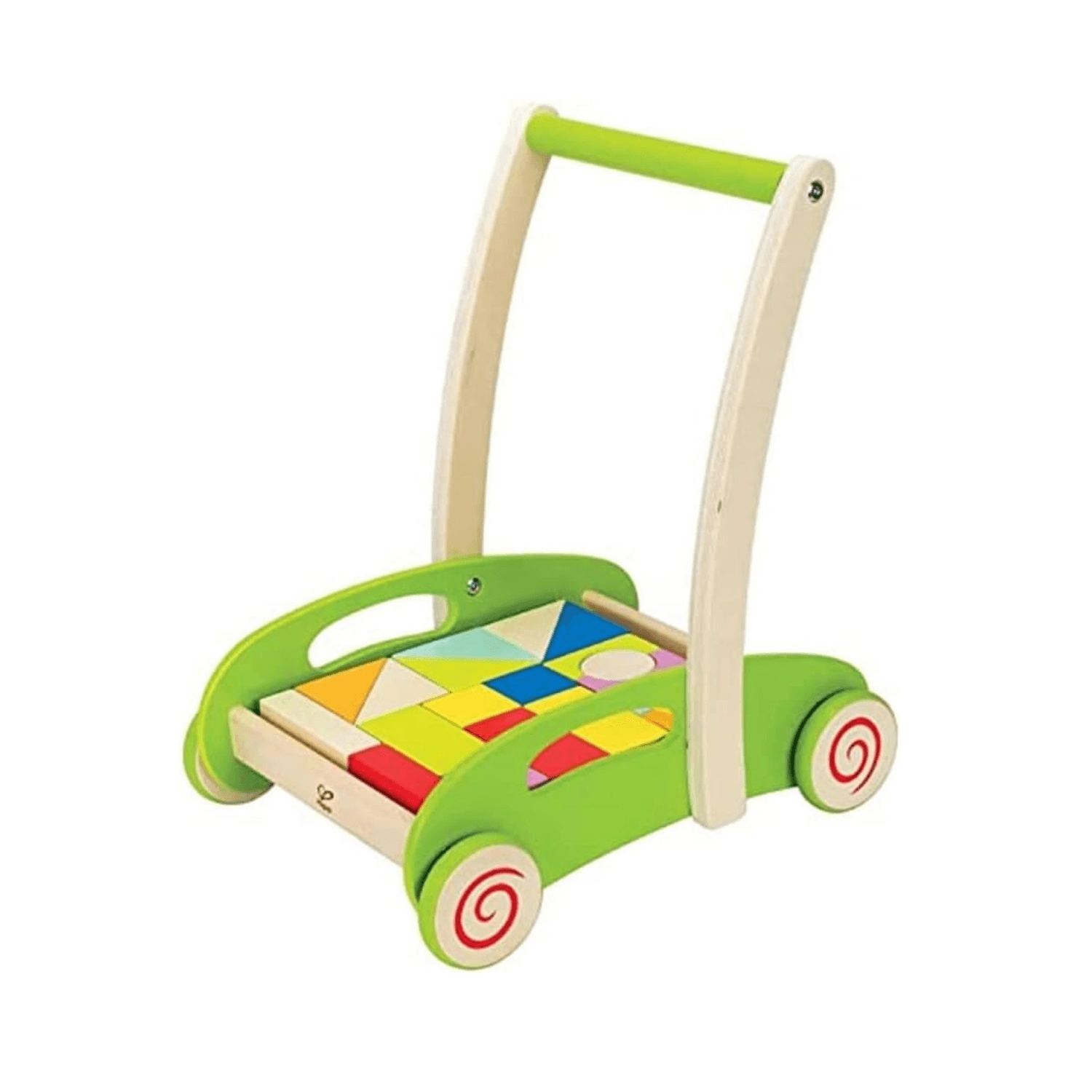 Montessori Hape Block and Roll Cart