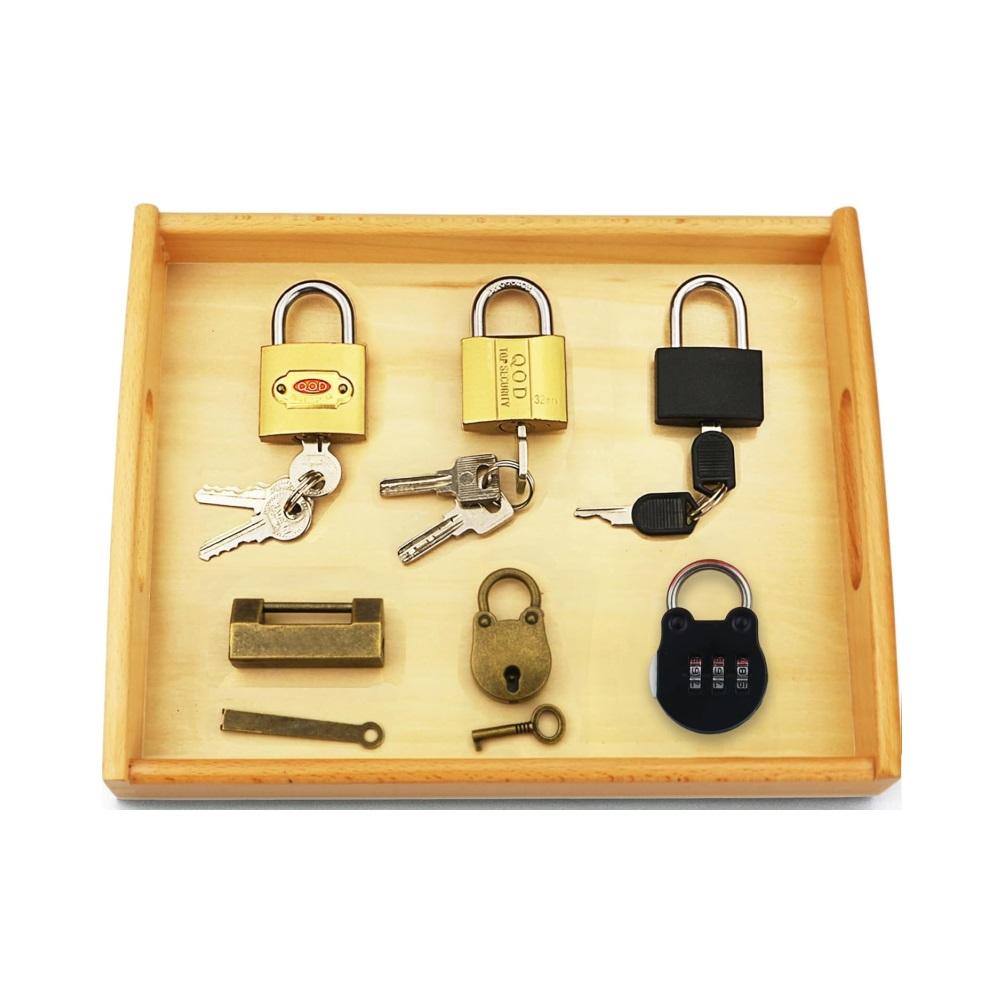 Montessori Inslat Montessori Lock and Key Toy Set 6 Packs