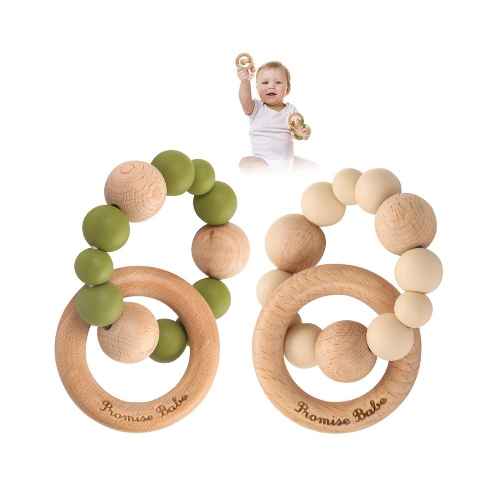 Montessori Promise Babe Ring Rattle 2 Pieces