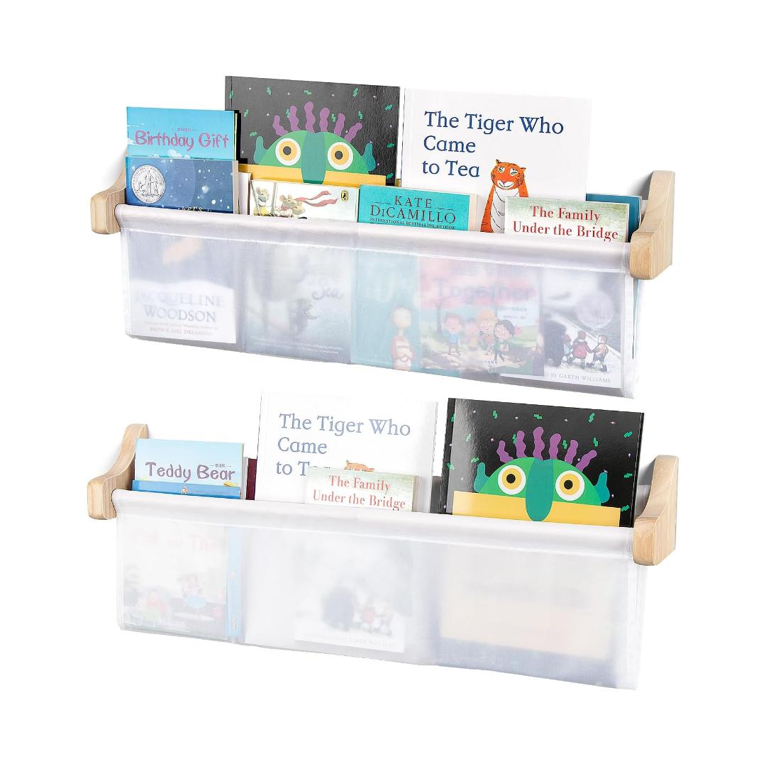 Montessori Volnamal Set of 2 Floating Bookshelves