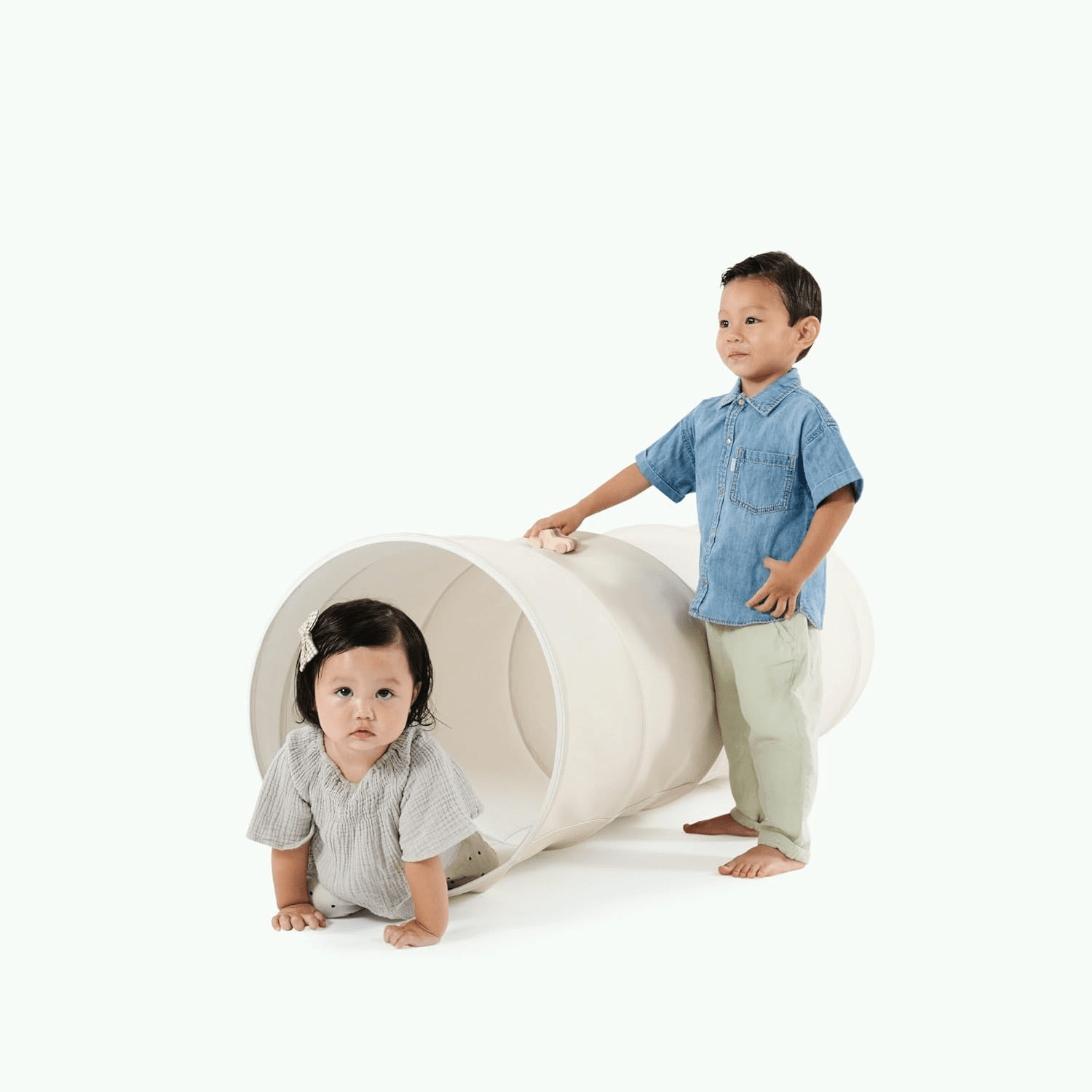 Montessori Gathre Premium Single Play Tunnel Ivory