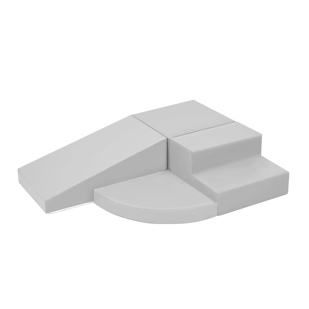 Montessori JungleDove 4-Piece Set Gray Foam Climbing Blocks