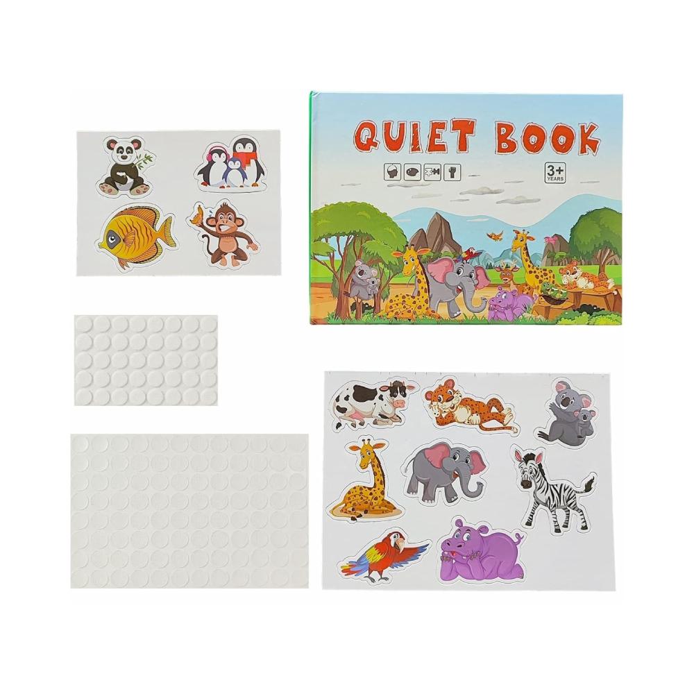 Montessori MIKNEKE DIY Montessori Quiet Book Animal