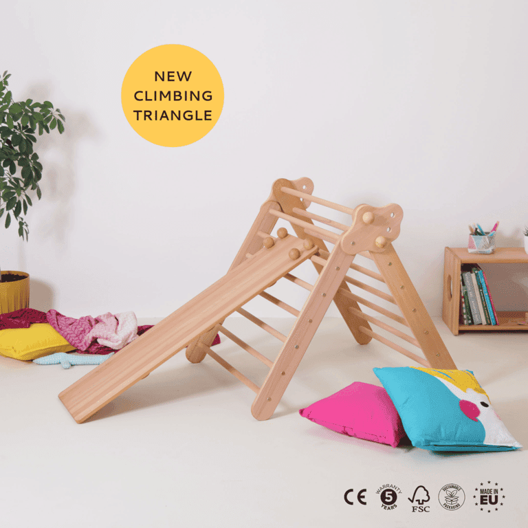 Montessori Brubi Climbing Triangle With Ramp