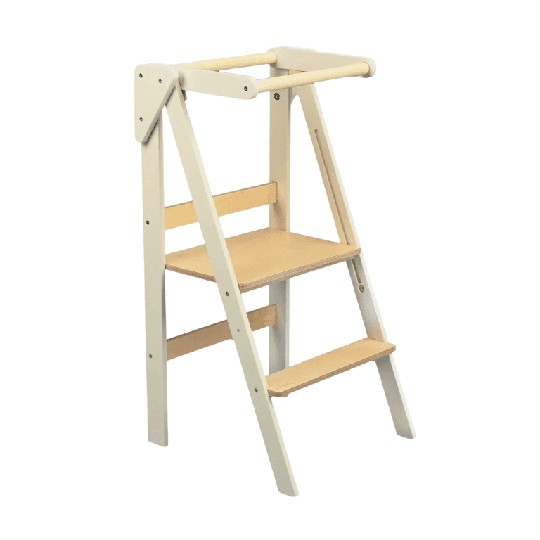 Montessori Katehaa Foldable Learning Tower White