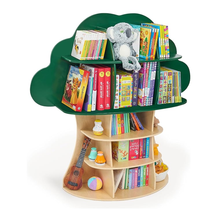 Montessori Monläurd Tree Bookshelf