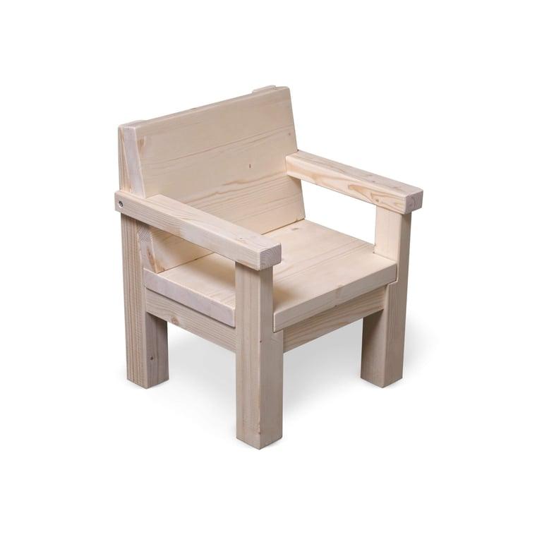 Montessori toddie.nl Kiddo Wooden Chair Blank