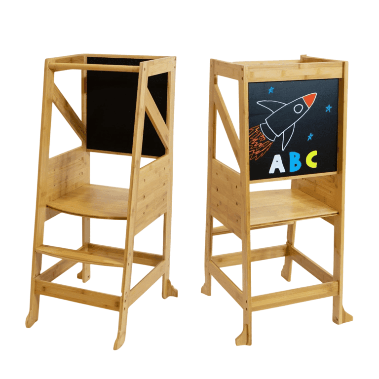 Montessori Regal Mountain Learning Tower With Chalkboard and Whiteboard