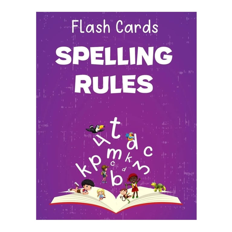 Montessori beyondSchoolHours Spelling Rule Flash Cards