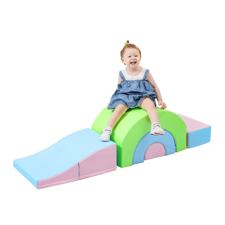 Montessori Virubi 5-Piece Soft Play Set Rainbow