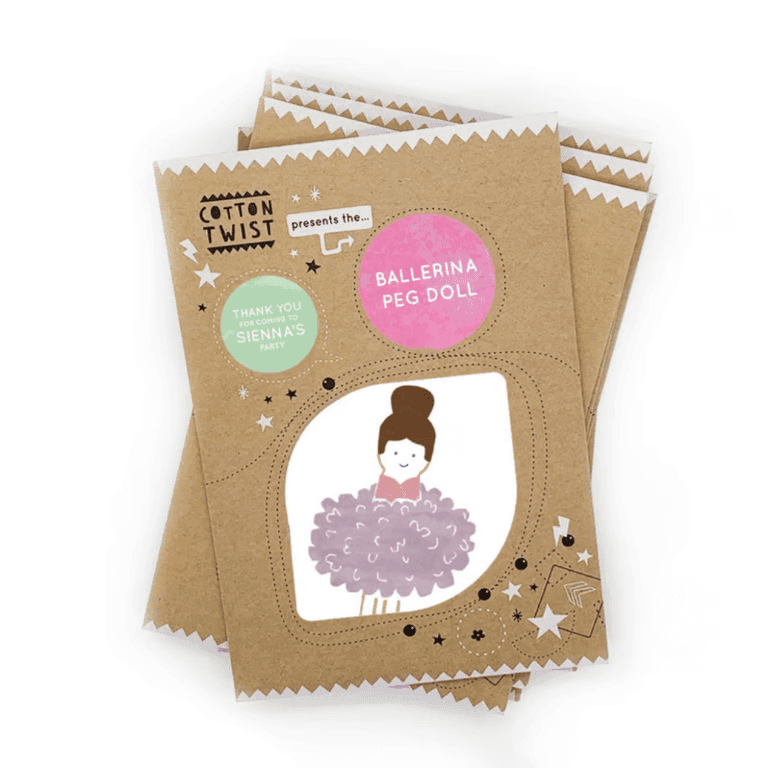 Cotton Twist Maak Je Eigen Pin-pop: Ballerina