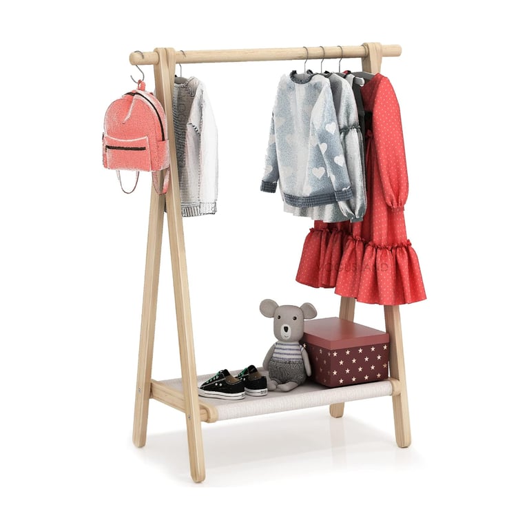 Montessori VOGUSLAND Dress Up Rack