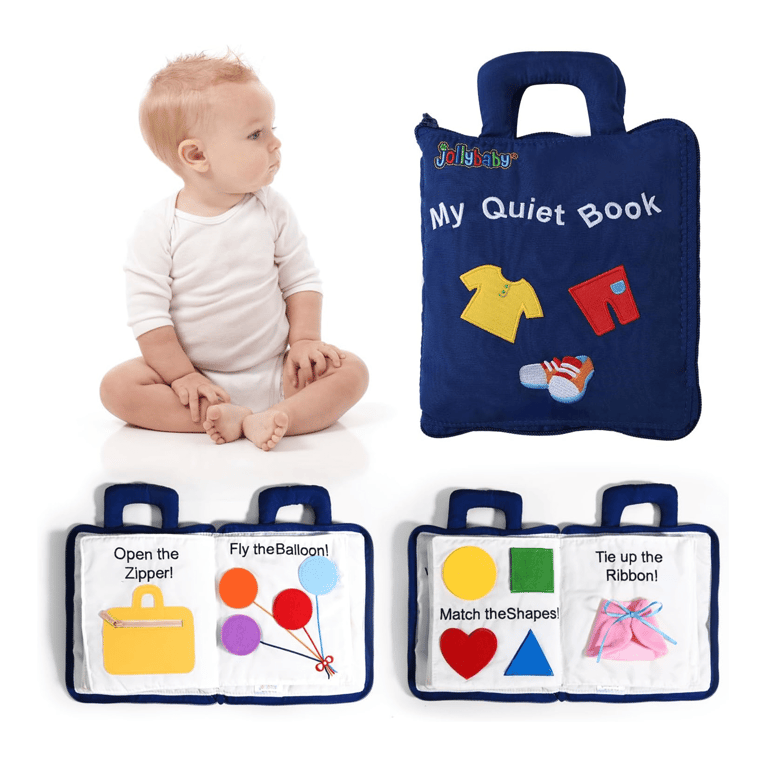 Montessori Jollybaby Baby Soft Busy Books My Quiet Book