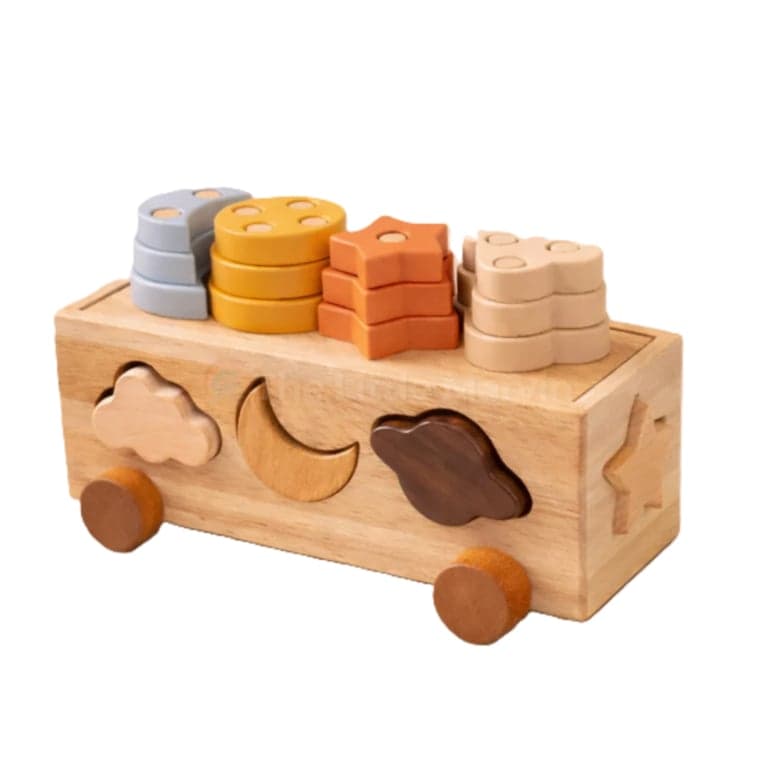 The Little Marvin Montessori Shape Sorting Car