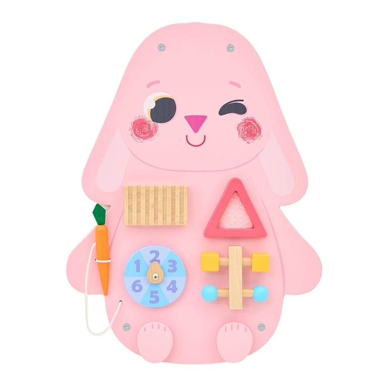 Montessori Monläurd Wall Mounted Busy Board Rabbit