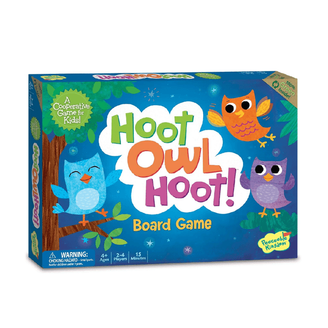 Peaceable Kingdom Board Game Hoot Owl Hoot