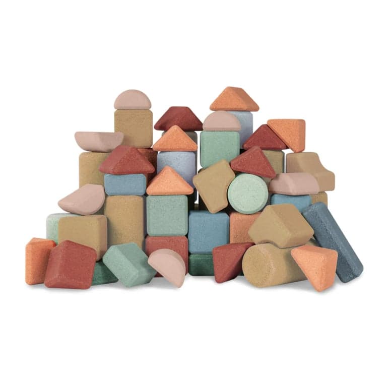Korko Giant Architects 60 Cork Building Blocks - Montessori Product