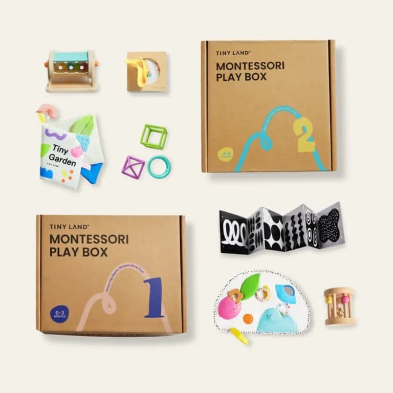 Tiny Land Montessori Sensory Beginnings Baby Set (0-6 months)