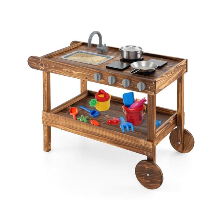 Costway Outdoor Movable Mud Kitchen