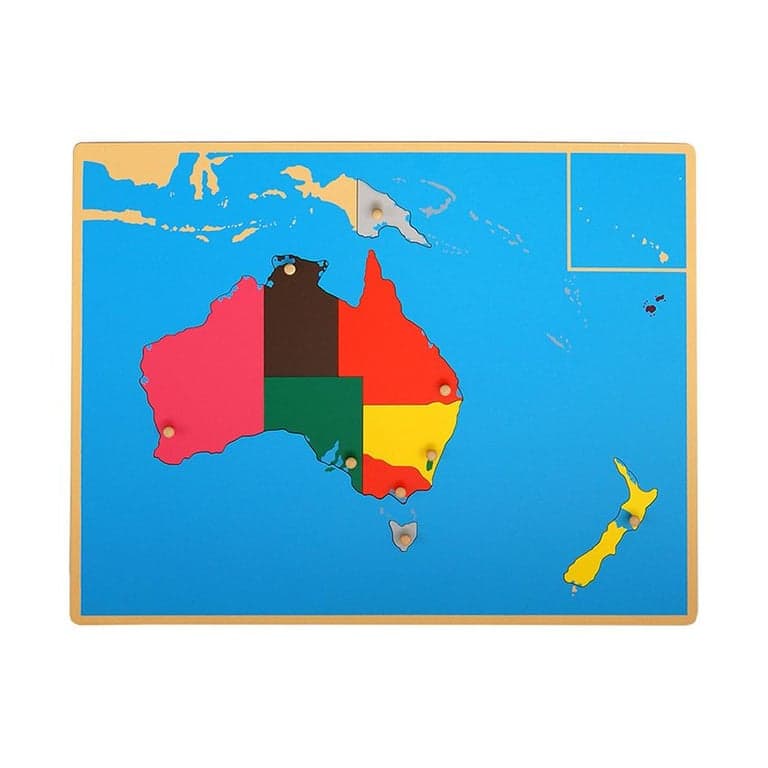 Montessori Kid Advance Montessori Puzzle Map of Australia
